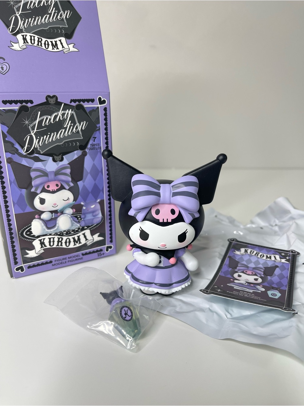 Sanrio Kuromi Lucky Divination Series Blind Box: Blessing Potion Figure
